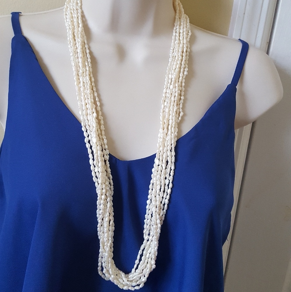 Genuine pearl necklace